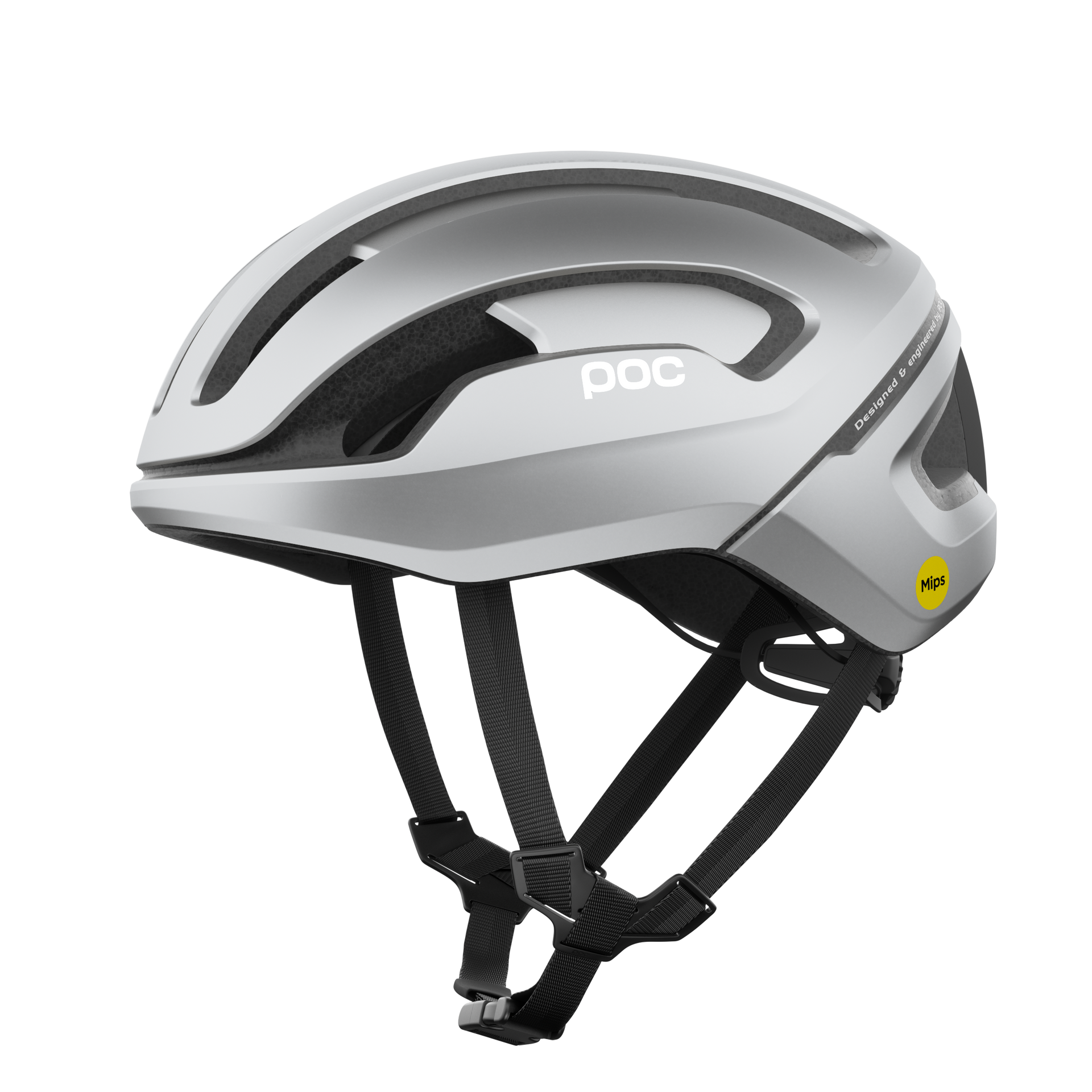 POC OMNE AIR MIPS  –  Argentite Silver Matt